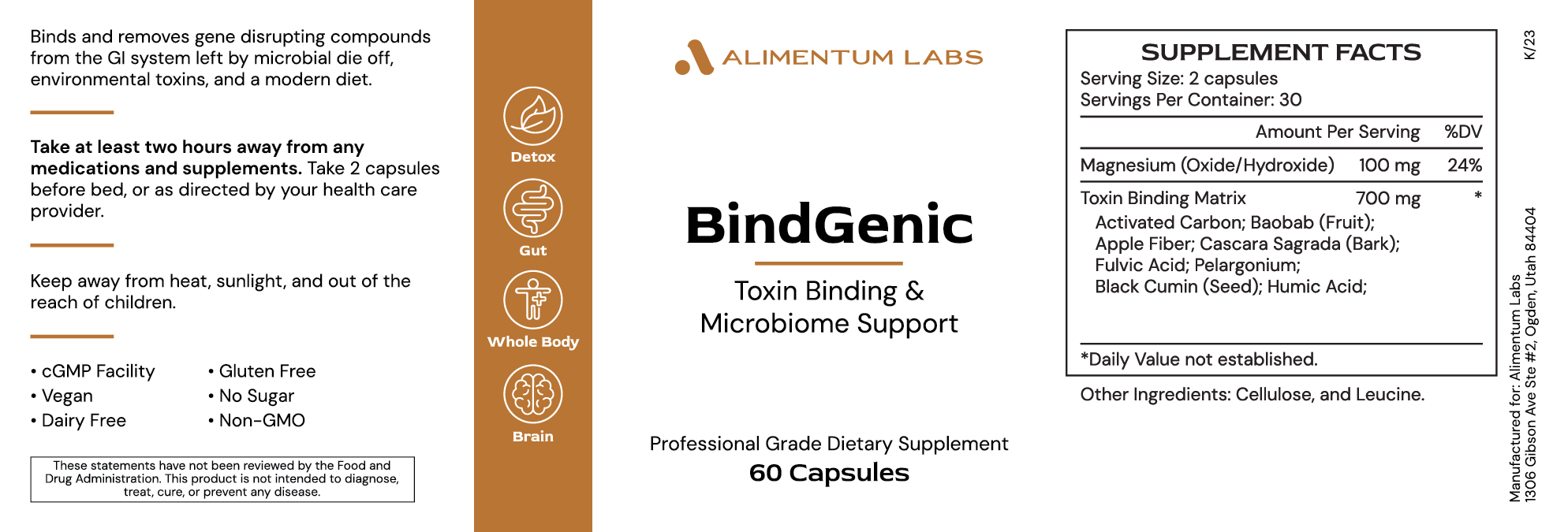 BindGenic by Alimentum Labs | GI Toxin Cleanse - Image 3
