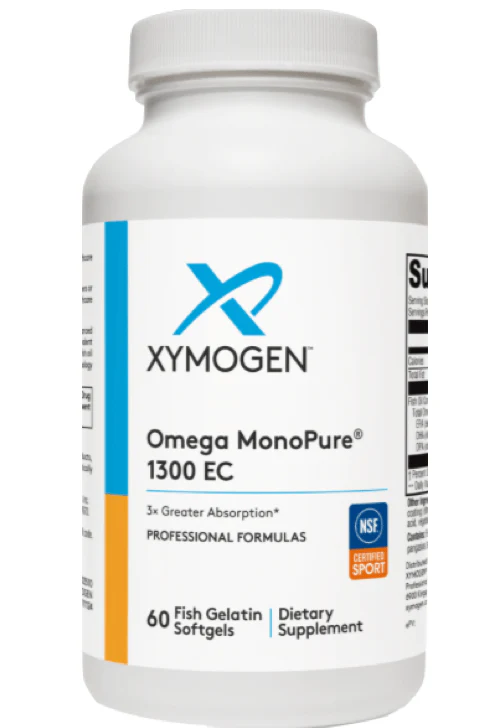 Omega MonoPure 1300 EC by Xymogen | Enhanced Monoglyceride Fish Oil