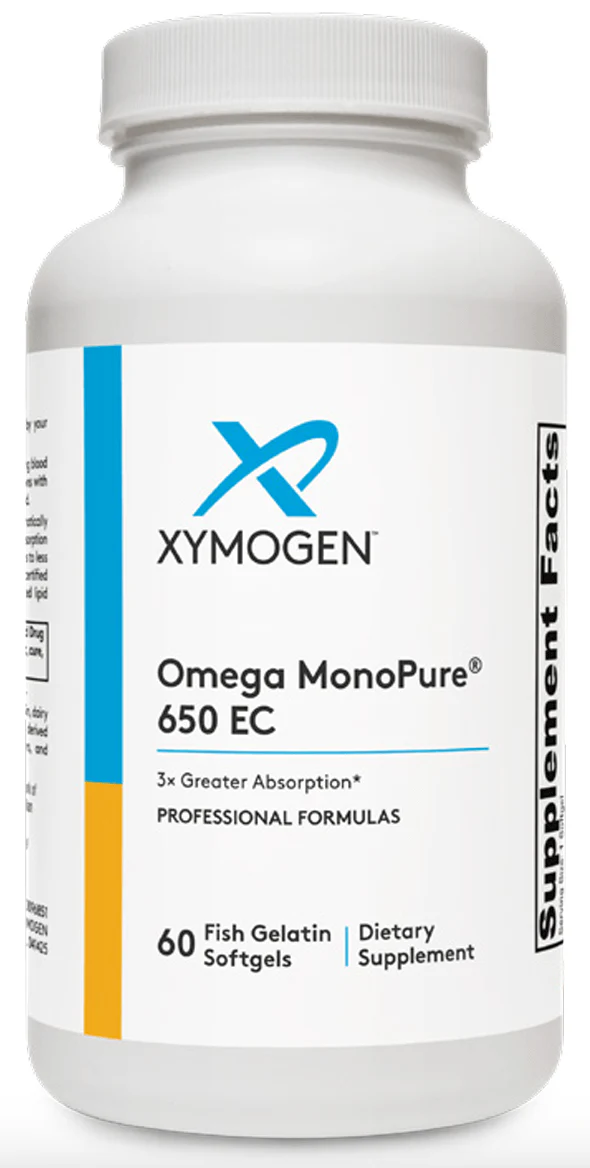Omega MonoPure 650 EC by Xymogen | Enhanced Monoglyceride Fish Oil