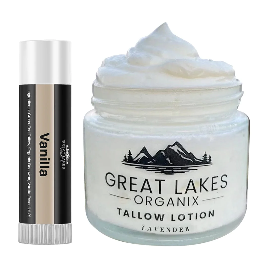 Great Lakes Organix Tallow Lotion & Lip Balm Bundle - 4 oz. - Image 4