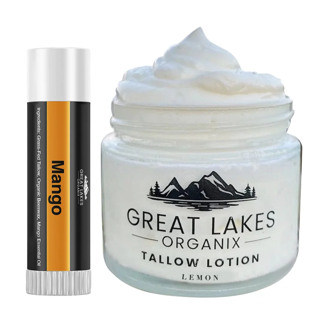 Great Lakes Organix Tallow Lotion & Lip Balm Bundle - 4 oz. - Image 5